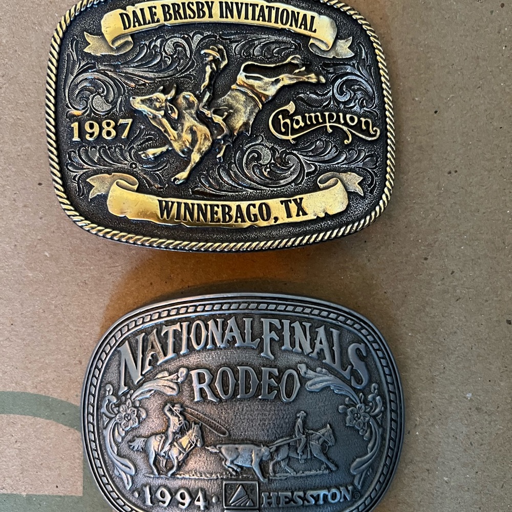 Dale Brisby Western Rodeo Belt Buckles
